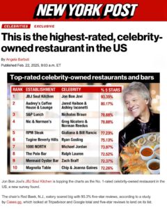 JBJ Soul Kitchen Named #1 Celebrity-Owned Restaurant in the U.S. - JBJ